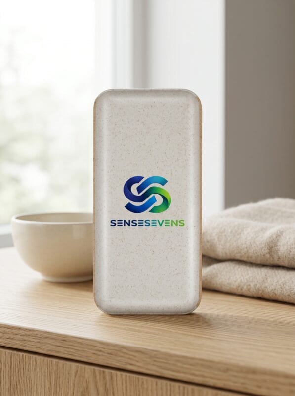 Logo uygulama alanı bulunan promosyon powerbank modeli