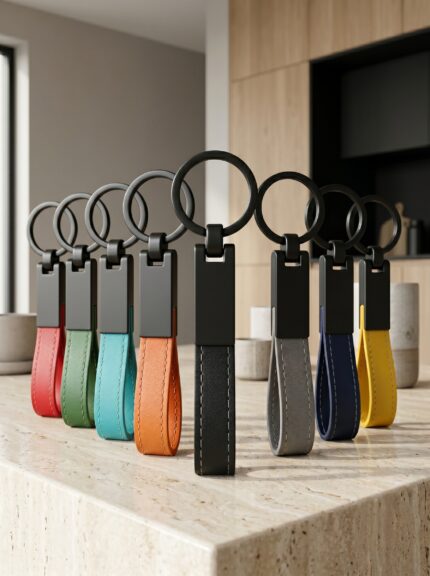 Metal Derili Anahtarlık