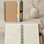 Spiralli Kraft Notluk ve Kalemli Mini Kurumsal Bloknot - Sensesevens
