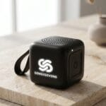 Işıklı Logolu Bluetooth Hoparlör ve Lüks Kurumsal Kablosuz Hoparlör - Sensesevens