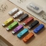Renkli Döner Kapaklı Promosyon USB Bellek ve Toptan Flash Bellek - Sensesevens