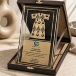 Kaftan Desenli Kristal Plaket ve Kutulu Kurumsal Takdir Ödülü - Sensesevens