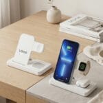 Katlanabilir MagSafe 3 in 1 Şarj Standı ve Çoklu Kurumsal Şarj Cihazı - Sensesevens