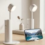 Modern LED Masa Lambası ve Kurumsal Masaüstü Telefon Standı - Sensesevens
