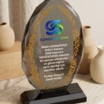 Yelken Tasarımlı Cam Plaket ve Kurumsal İşbirliği Başarı Ödülü - Sensesevens