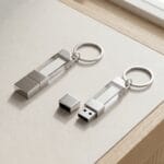 Anahtarlıklı Kristal Promosyon USB Bellek ve Toptan Işıklı Flash Bellek - Sensesevens