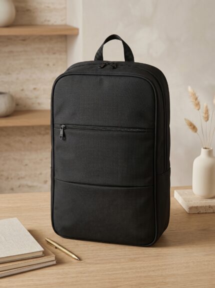 Premium Siyah Kurumsal Sırt Çantası Lüks Laptop Çantası - Sensesevens