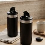 Premium Mat Siyah Promosyon Termos ve Lüks Kurumsal Çelik Mug - Sensesevens