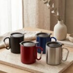 Premium Kulplu Promosyon Çelik Mug ve Lüks Toptan Ofis Termosu - Sensesevens