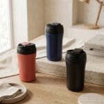 Premium Kavisli Promosyon Termos ve Lüks Şirket Logolu Mug - Sensesevens