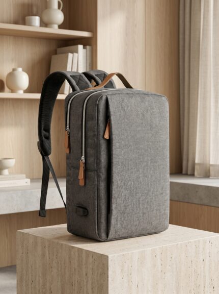 Premium USB Şarjlı Kurumsal Sırt Çantası ve Lüks Laptop Çantası - Sensesevens