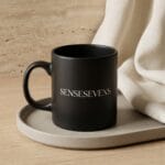 Premium Mat Siyah Promosyon Kupa ve Lüks Toptan Logolu Siyah Mug - Sensesevens